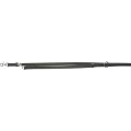 Lesa Piele Rustic Heartbeat Reglabil, M-L: 2 m/20 mm, Negru