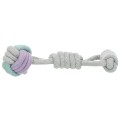Jucarie Pentru Caini, Junior, Minge Nod Pe Sfoara, 6/23 cm