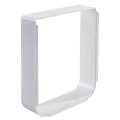 Tunel pentru Usa Batanta Sureflap 38550, Alb