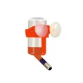 Adapator Transparent din Plastic cu Ventuza, 75 ml, Diverse Culori
