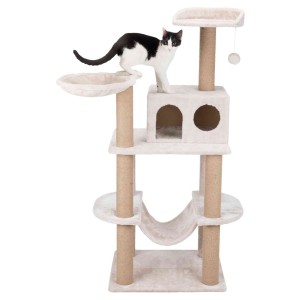Ansamblu Cat Tree Federico, 60 x 50 x 142 cm, Gri Deschis