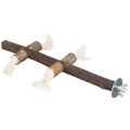 Bat Pentru Colivie, Lemn Cu Sfoara, 25 cm/ 25 mm