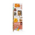 Batoane De Seminte Pentru Papagali, Puur Gourmet, Cu Fructe Si Nuci, 2 buc/ 140 g