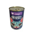 Conserva Beefy Buffy Cat, 415 g, Aroma Curcan, Produs Redus