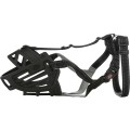 Botnita Flexibila, Cauciuc, Negru, Marime M: 25 cm/19 cm
