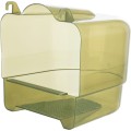 Cadita Acoperita pentru Pasari, Plastic, Semicerc, 15 x 16 x 17 cm, Diverse Culori