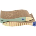 Carton de Zgariat, Forma Peste, 2 buc, 40 x 30 x 11 cm, Verde Menta/Crem