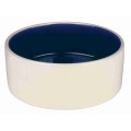 Castron Ceramic, Crem/Albastru, Dimensiune ø 18 cm/1 l