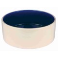 Castron Ceramic, Crem/Albastru, Dimensiune ø 22 cm/2.3 l