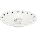 Castron Ceramic Pentru Pisici, 0.2 l/ 15 cm, Alb