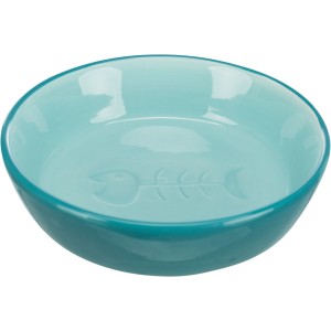 Castron Ceramic Pentru Pisici, 0.2 l/13 cm, Diverse Culori
