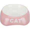 Castron Ceramic Pentru Pisici, 0.2 l/13 cm, Diverse Culori