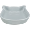 Castron Ceramic pentru Pisici, Diverse Culori, 0.25 l/12 x 12 cm, Culoare Simplu
