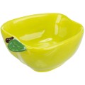 Castron Ceramic pentru Rozatoare, Forma Mar, 180 ml / 12 x 11 cm, Galben