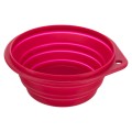 Castron de Voiaj, Pliabil, Silicon, Diverse Culori, Dimensiune ø 11 cm/0.25 l