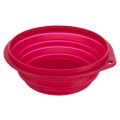 Castron de Voiaj, Pliabil, Silicon, Diverse Culori, Dimensiune ø 18 cm/1 l