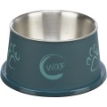 Castron Inox Cu Invelis De Plastic, Pentru Caini Cu Urechi Lungi, 0.9 l/19 cm, Diverse Culori