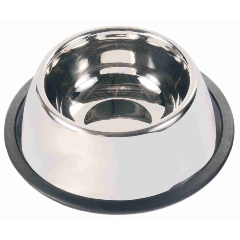 Castron Inox Pentru Caini Cu Urechi Lungi, 0.9 l