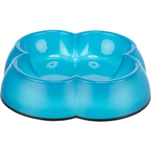Castron Plastic Pentru Pisici, Antiderapant, Transparent, 0.25 l/14 cm, Diverse Culori