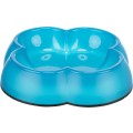 Castron Plastic Pentru Pisici, Antiderapant, Transparent, 0.25 l/14 cm, Diverse Culori