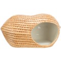 Casuta Ceramica pentru Hamsteri, Forma Arahida, 17 x 8 x 8 cm
