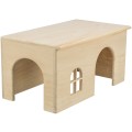 Casuta pentru Cobai/Iepuri Pitici, Lemn, 40 x 20 x 23 cm