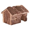 Casuta pentru Hamsteri, Hendrik, Lemn, 14 x 11 x 11 cm, Maro