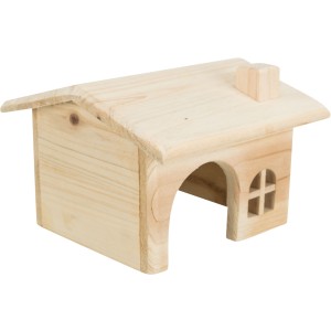 Casuta pentru Hamsteri, Lemn, 15 x 11 x 15 cm