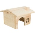 Casuta pentru Hamsteri, Lemn, 15 x 11 x 15 cm