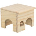 Casuta pentru Hamsteri, Lemn, 15 x 12 x 15 cm