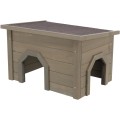 Casuta pentru Rozatoare, 50 x 30 x 37 cm, Gri-Verzui