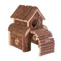 Casuta pentru Rozatoare, Finn, Lemn, 13 x 20 x 20 cm, Maro