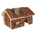 Casuta pentru Rozatoare, Hendrik, Lemn de Scoarta, 20 x 12 x 17 cm