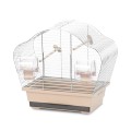 Colivie Natural Beta Mini, 36.5 x 20 x 34 cm, Bej/Zinc
