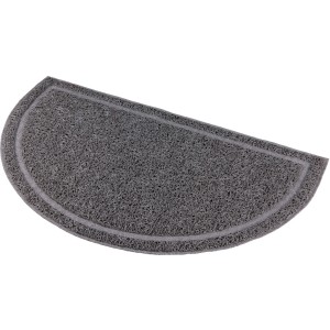 Covoras In Fata Litierei, Forma Semicircular, PVC, 59 x 35 cm, Antracit