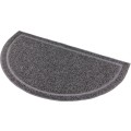 Covoras In Fata Litierei, Forma Semicircular, PVC, 59 x 35 cm, Antracit