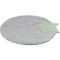 Covoras Junior, Diverse Culori, Culoare Gri/Menta, Dimensiune 86 x 80 cm