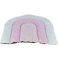 Covoras Junior Patchwork, 68 x 62 cm, Verde Menta/Lila Deschis/Roz