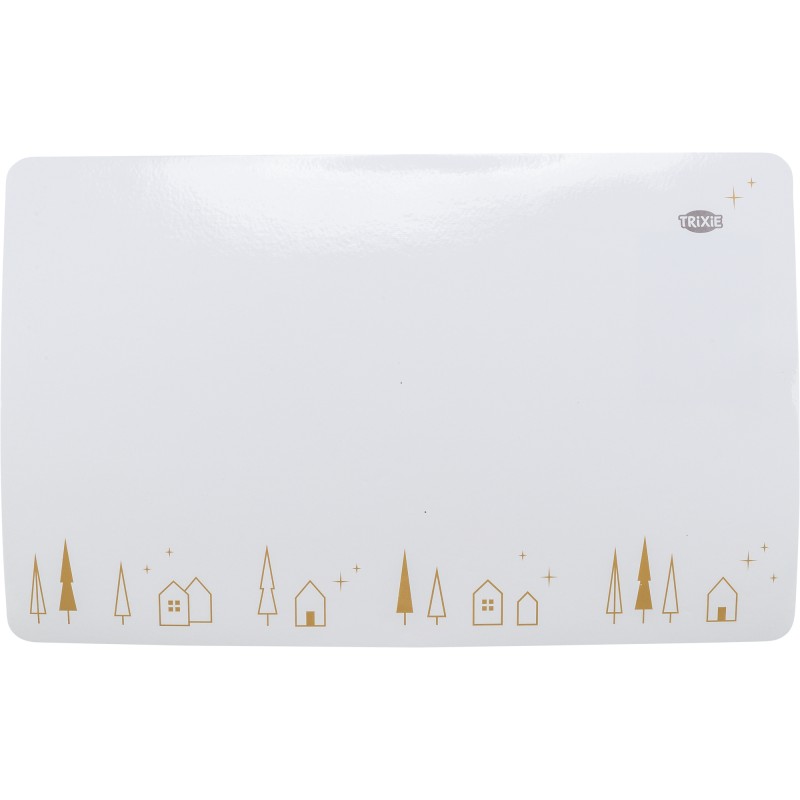 Covoras Xmas pentru Castroane, Plastic, 44 x 28 cm, Bej