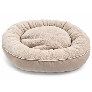 Culcus Oval pentru Caini si Pisici, Bej, 40x30 cm