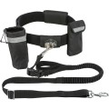 Centura Cu Lesa Pentru Jogging, 1.00-1.35 m/25 mm, Pana la 40 kg, Negru