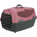 Cusca de Transport Capri 2, XS-S, 37 x 34 x 55 cm/Pana la 8 kg, Culoare Gri Inchis/Roz