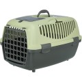 Cusca de Transport Capri 2, XS-S, 37 x 34 x 55 cm/Pana la 8 kg, Culoare Gri Inchis/Verde
