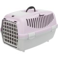 Cusca de Transport Capri 2, XS-S, 37 x 34 x 55 cm/Pana la 8 kg, Culoare Gri Deschis/Lila Deschis