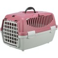 Cusca de Transport Capri 1, XS, 32 x 31 x 48 cm/Pana la 6 kg, Culoare Gri Deschis/Roz Antic