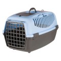 Cusca de Transport Capri 3, S, 40 x 38 x 61 cm/Pana la 12 kg, Culoare Gri Inchis/Albastru