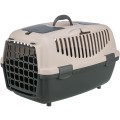 Cusca de Transport Capri 2, XS-S, 37 x 34 x 55 cm/Pana la 8 kg, Culoare Gri Inchis/Roz Pudrat