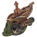 Decor Epava Galleon, S: 18 x 11 x 16 cm