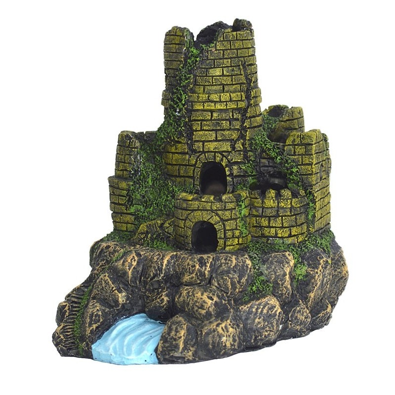 Decor pentru Acvariu, Castel, 18.5 x 13 x 13 cm