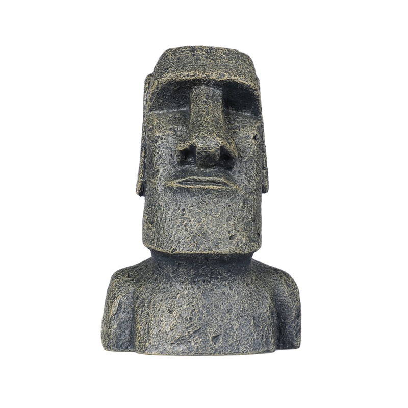 Decor Statuie Moai din Insula Pastelui, 11 x 9 x 17 cm